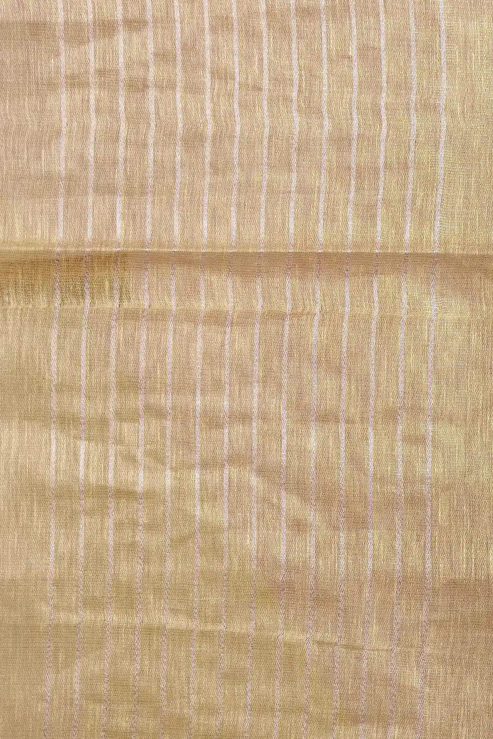 Off White Linen Tissue Saree