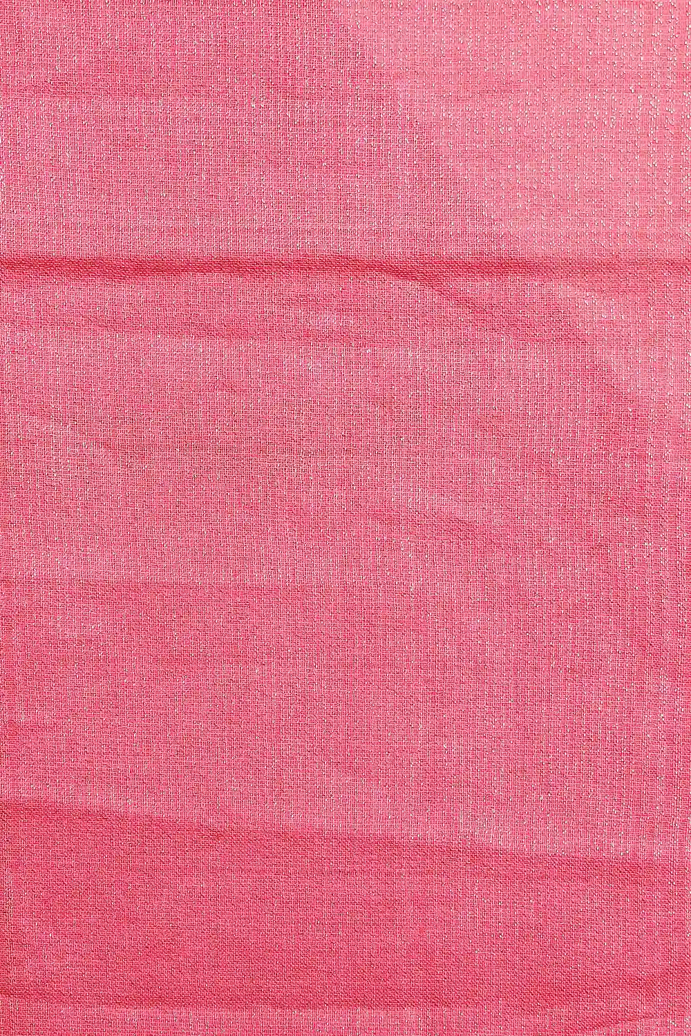Pink Semi Linen Saree