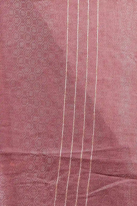 Lavender Semi Tussar Saree