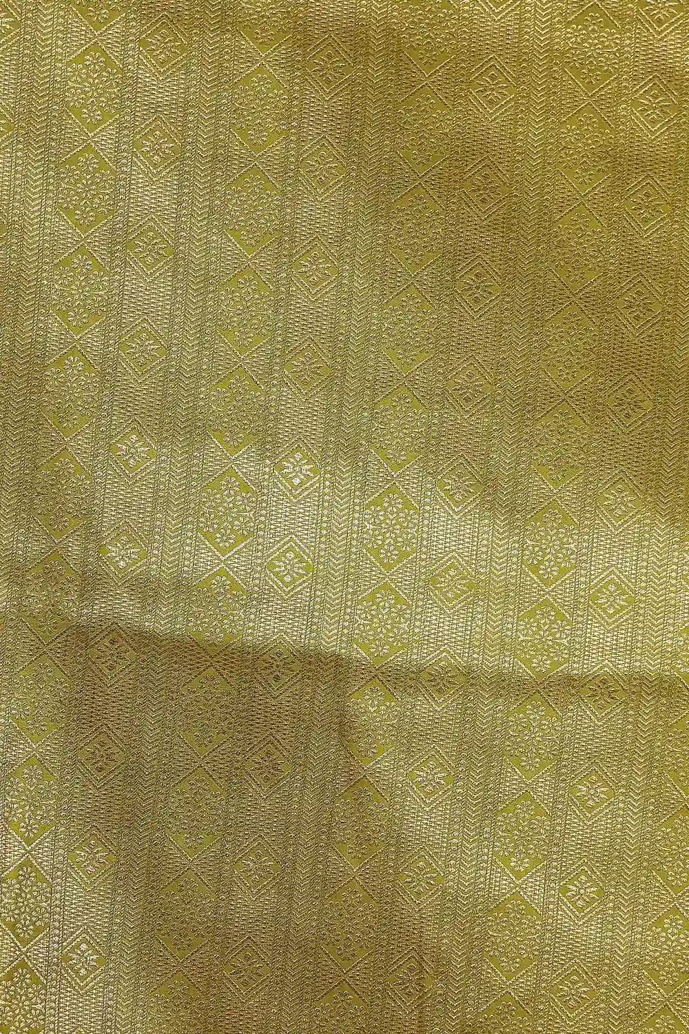 Green Semi Banarasi Saree