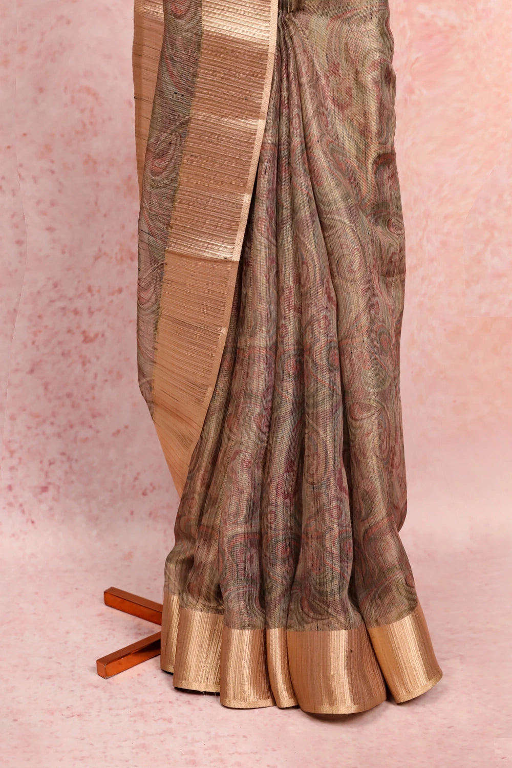 Multi Color Tissue Organza Saree