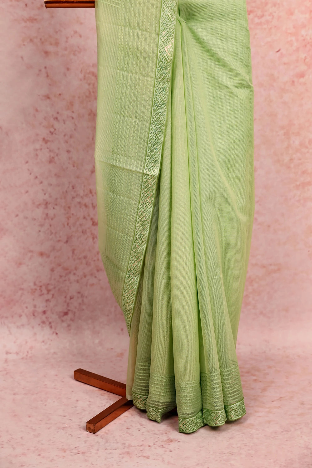 Pista Green Kota Saree