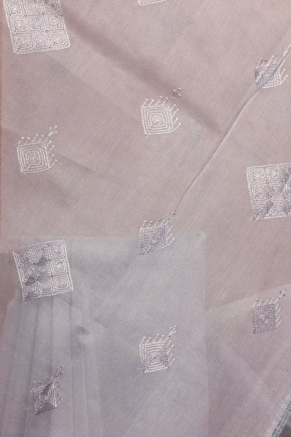 Blue Super Net Kota Saree