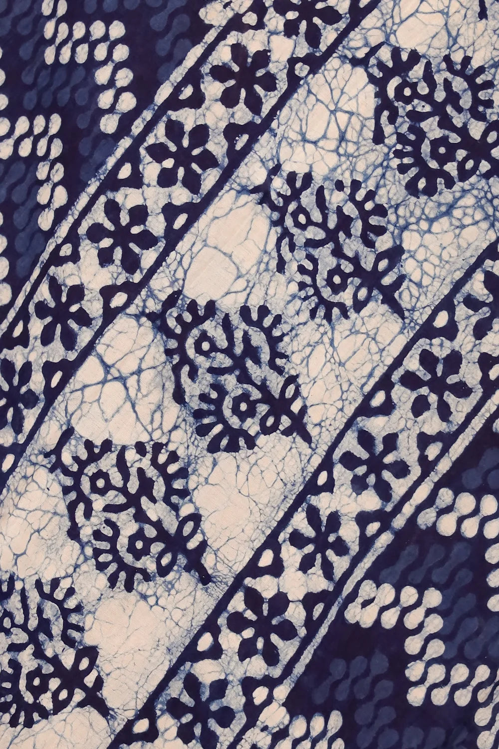 Indigo Cotton Saree