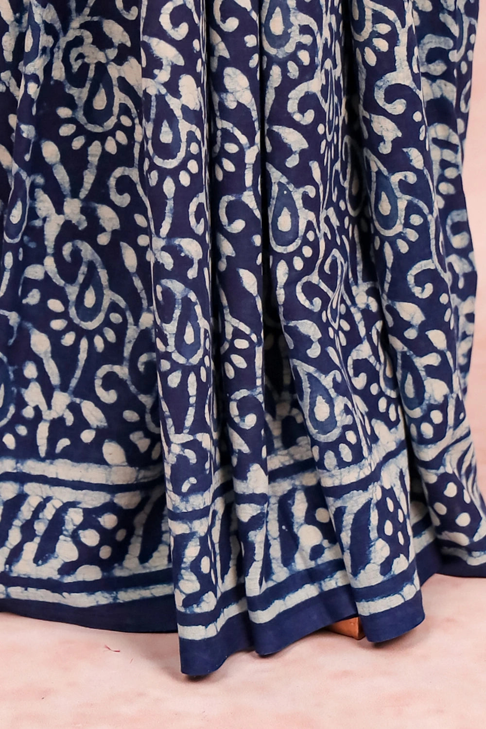 Indigo Cotton Saree