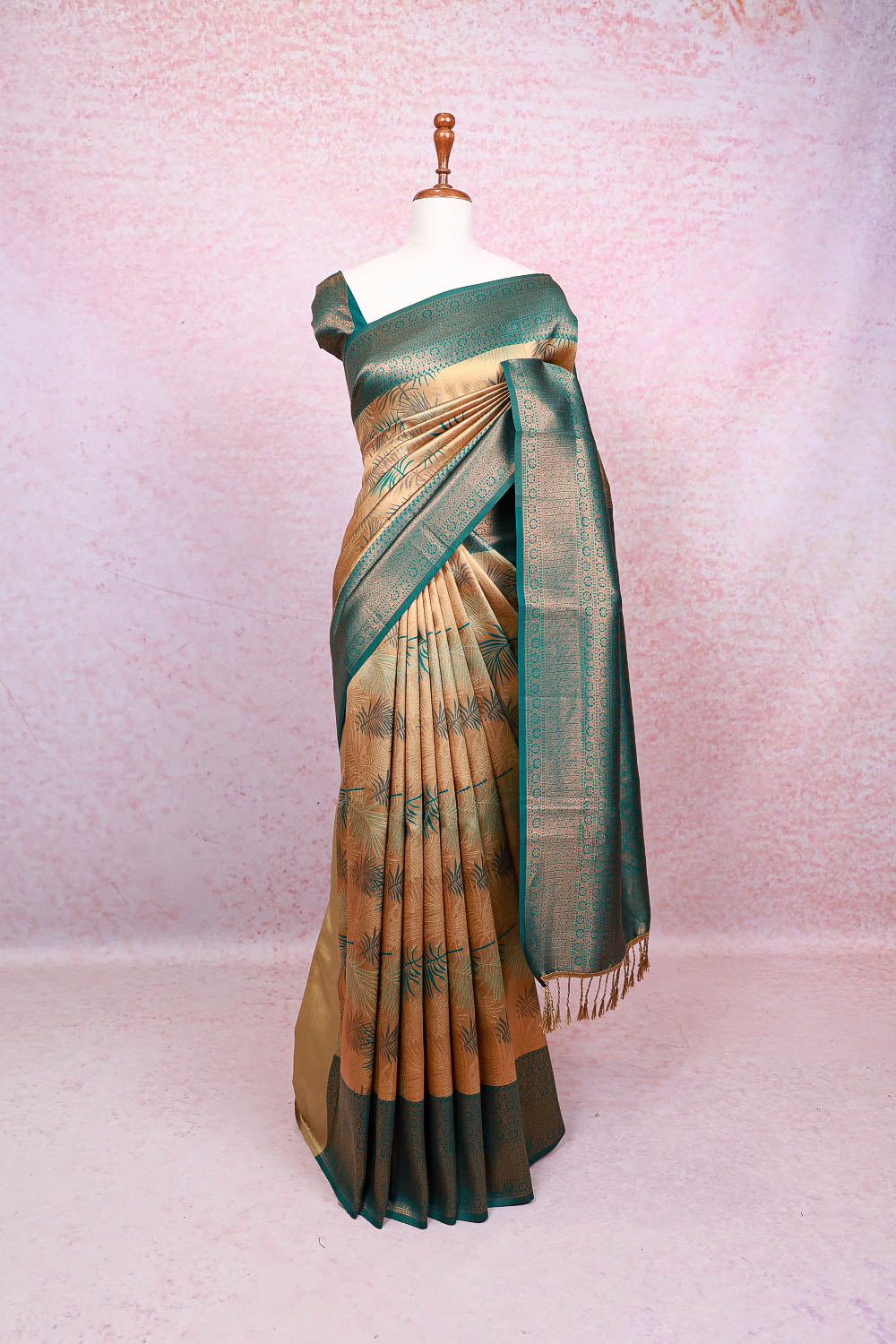 Golden Art Silk Saree - Seematti