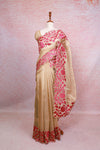 Golden Tissue Organza Saree - Seematti