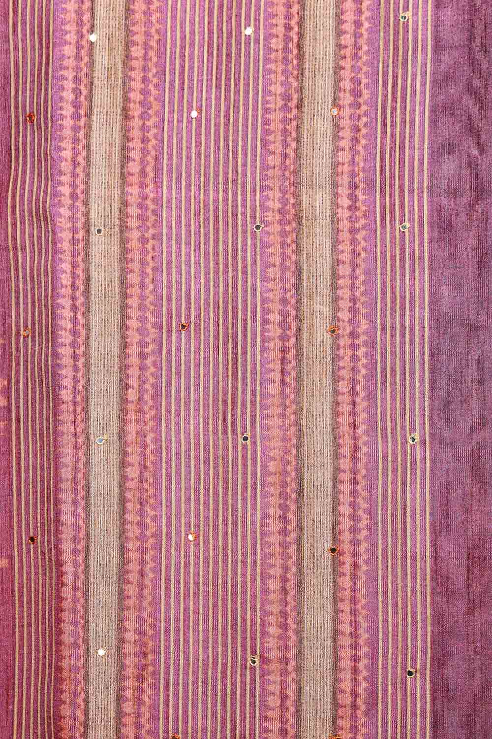 Violet Semi Jute Saree