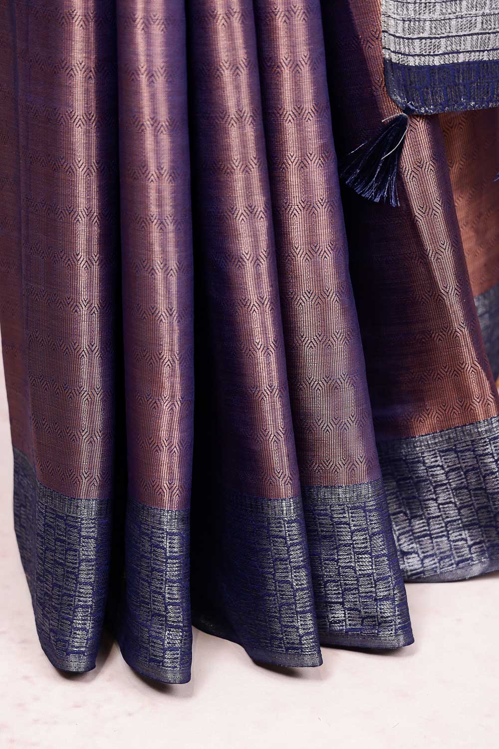 Blue Art Silk Saree