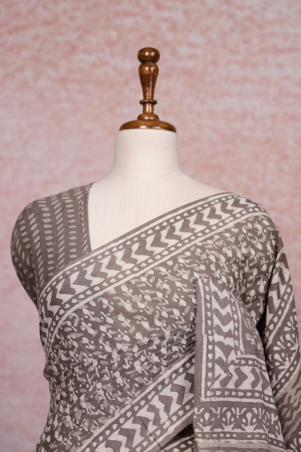 Off White Cotton Saree