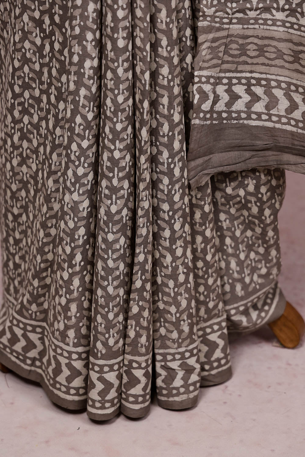 Off White Cotton Saree
