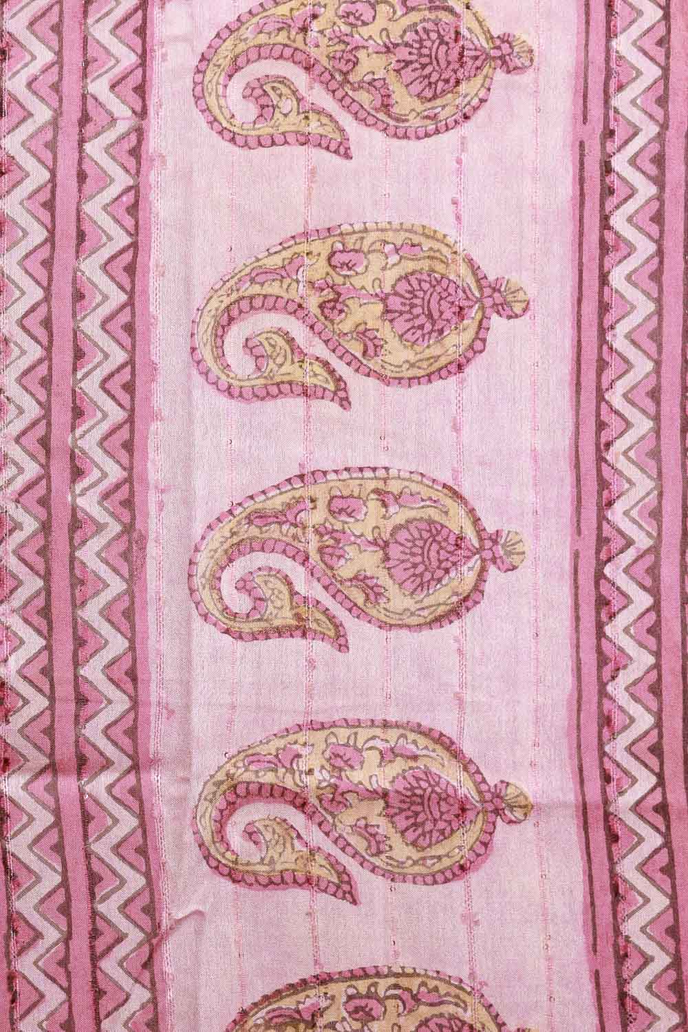 Onion Pink Soft Cotton Saree