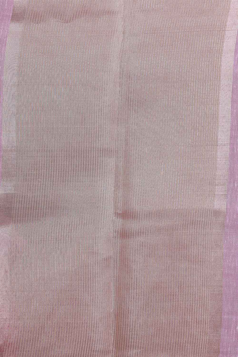 Pink Semi Tissue Saree