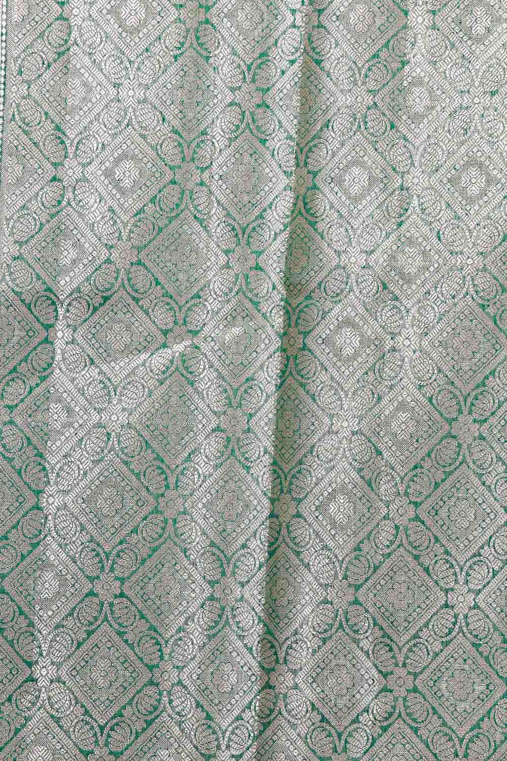 Green Semi Tussar Saree