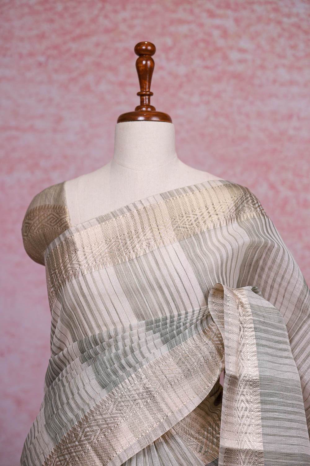 Light Green Tissue Kota Saree