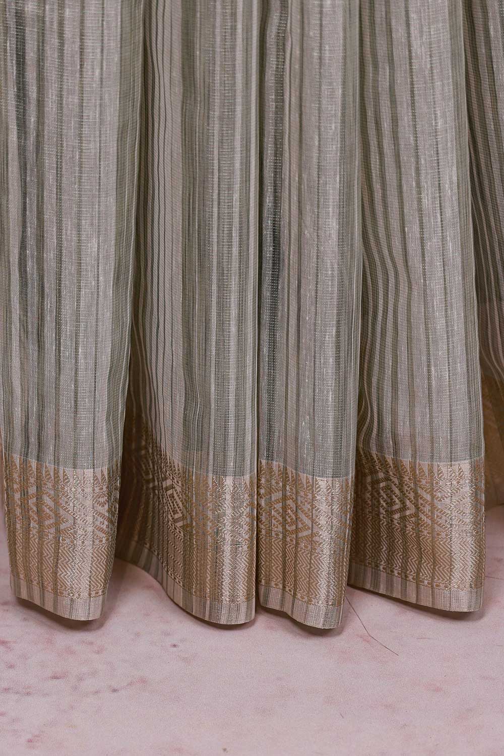 Light Green Tissue Kota Saree