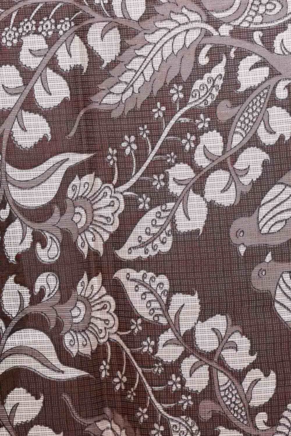 Sandal Color Silky Kota Saree