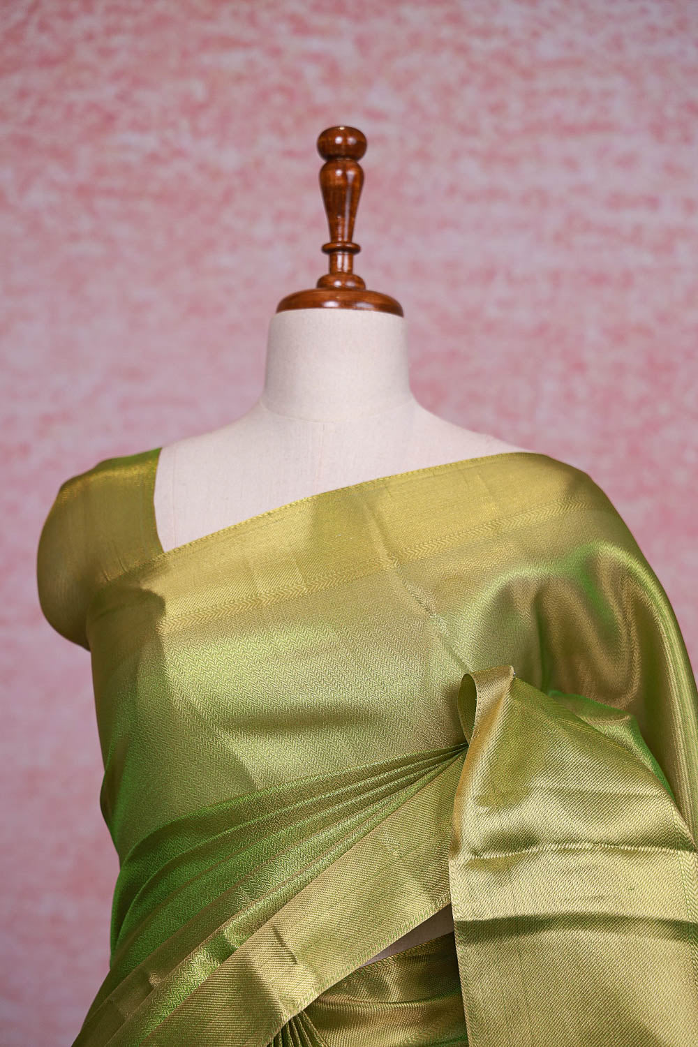 Green Semi Tissue Saree