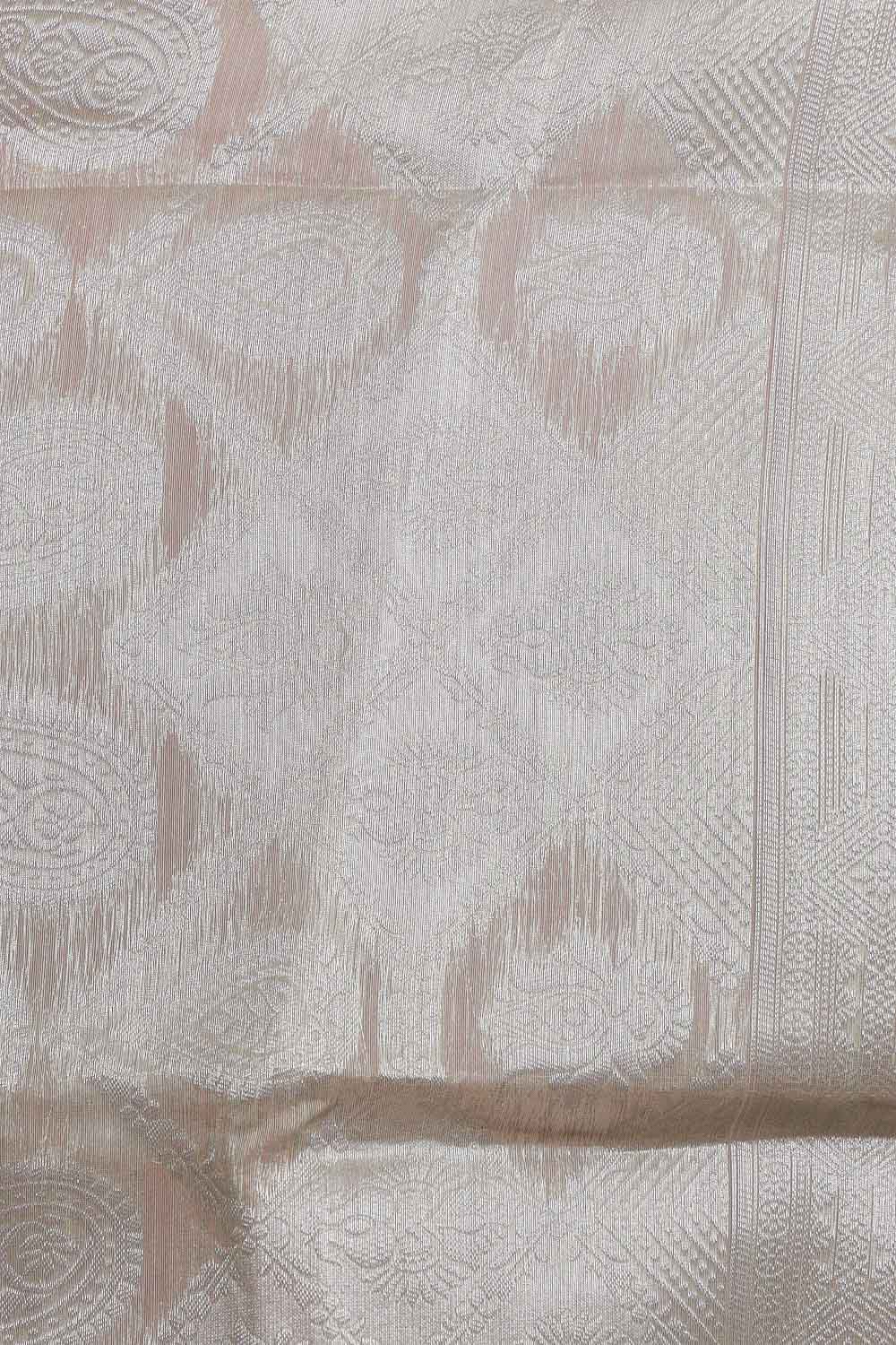 Cream Semi Tissue Saree
