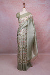 Cream Semi Tissue Saree