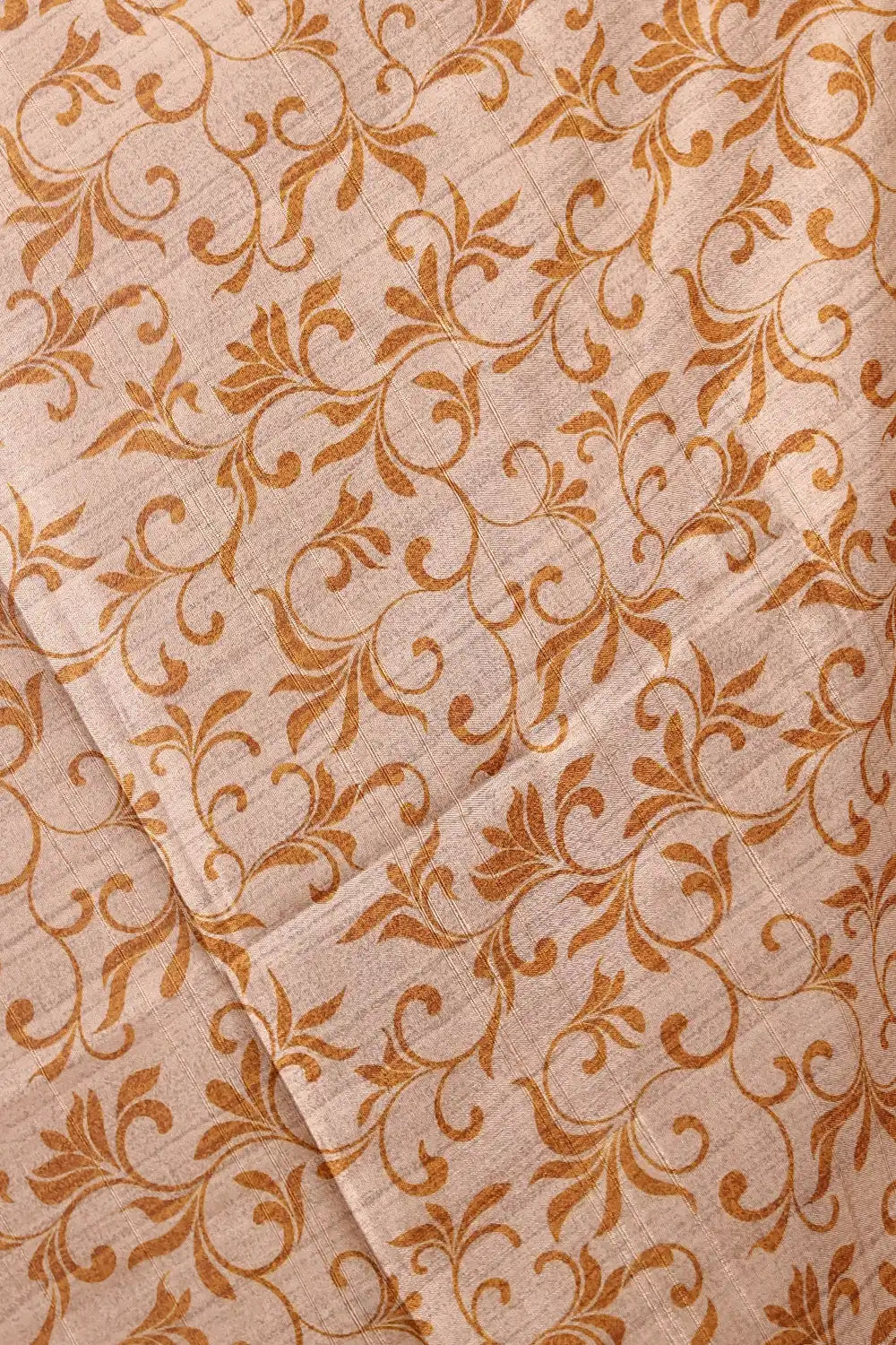 Mustard Yellow Semi Silk Plain Body Unstitched Churidhar Material