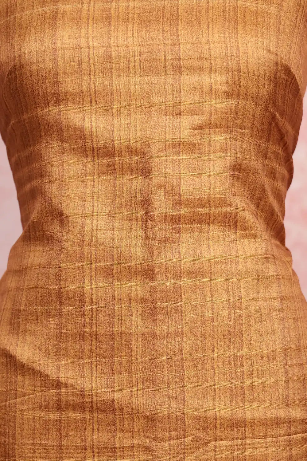 Mustard Yellow Semi Silk Plain Body Unstitched Churidhar Material