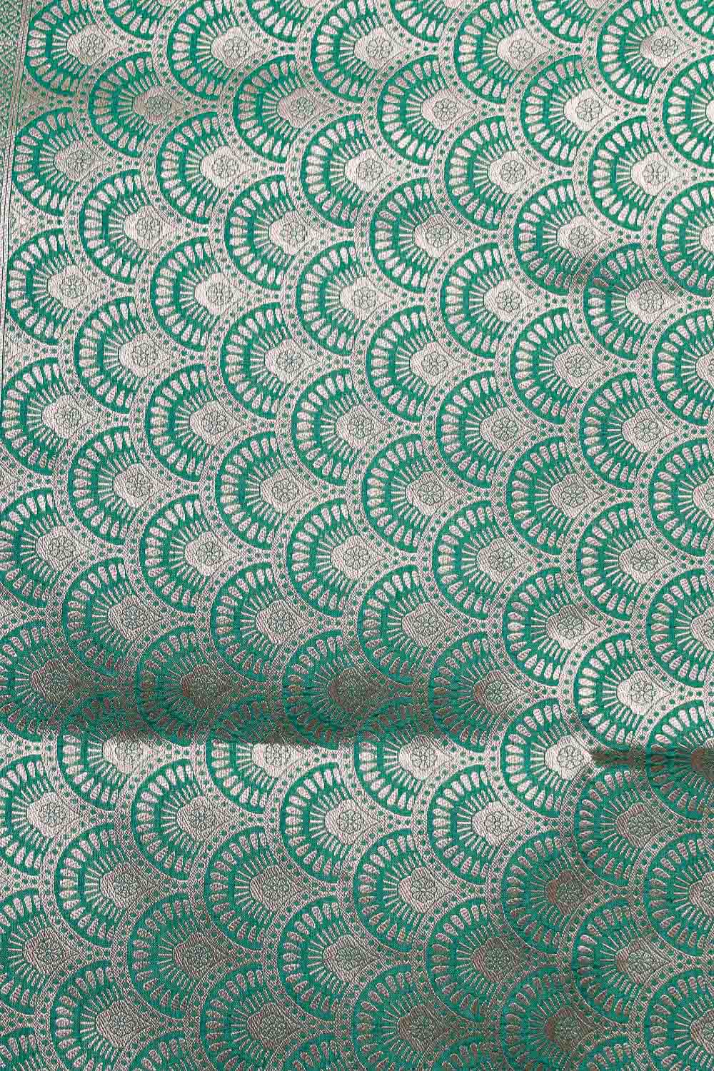 Green Semi Jute Saree