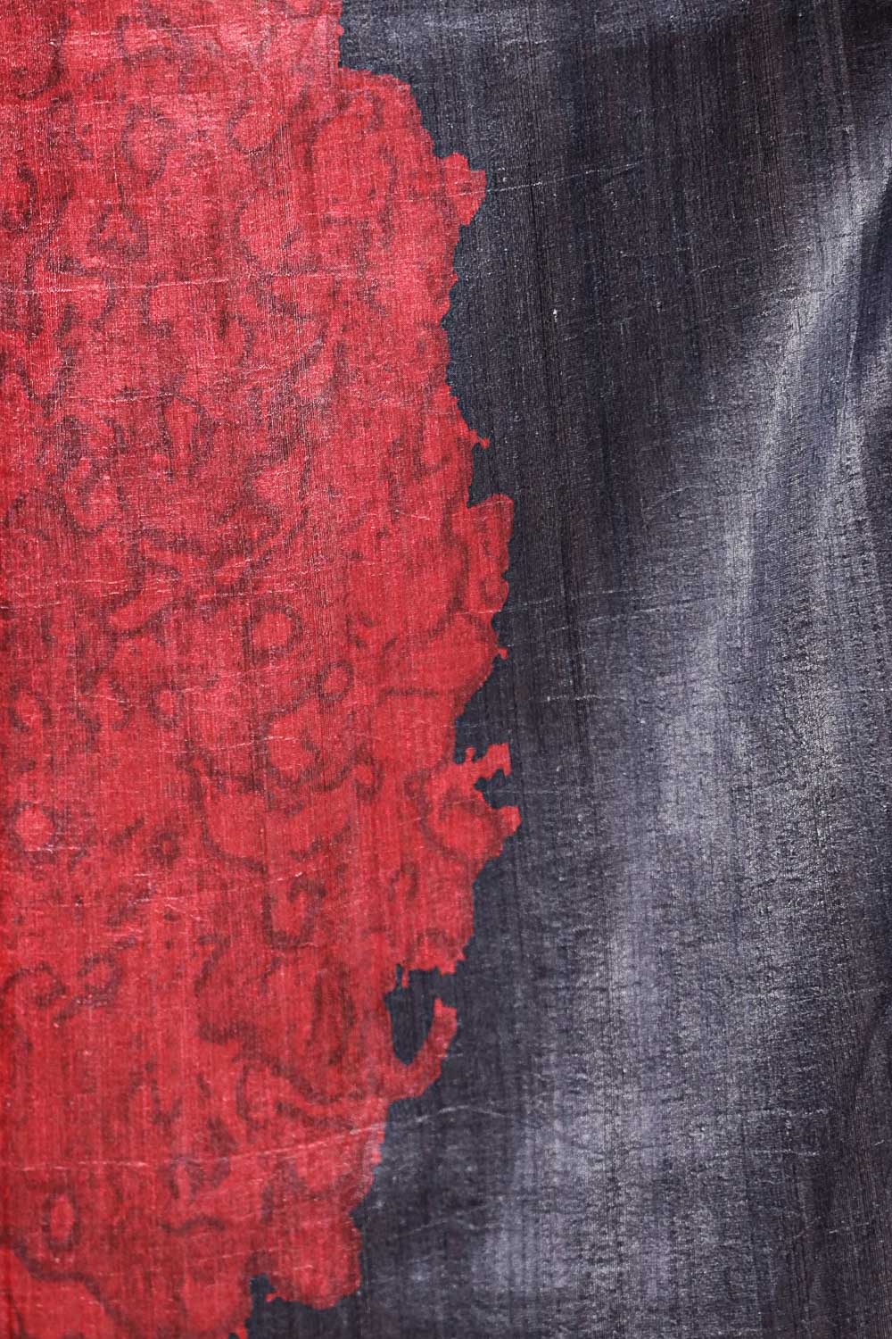 Ash Semi Jute Saree