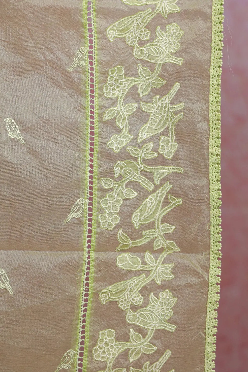 Pista Green Organza Saree