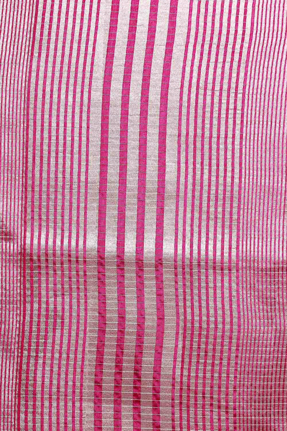 Purple Semi Banarasi Saree