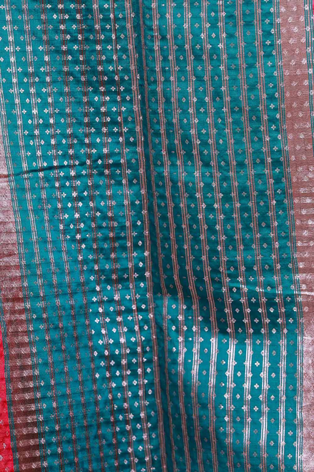Maroon Semi Silk Saree