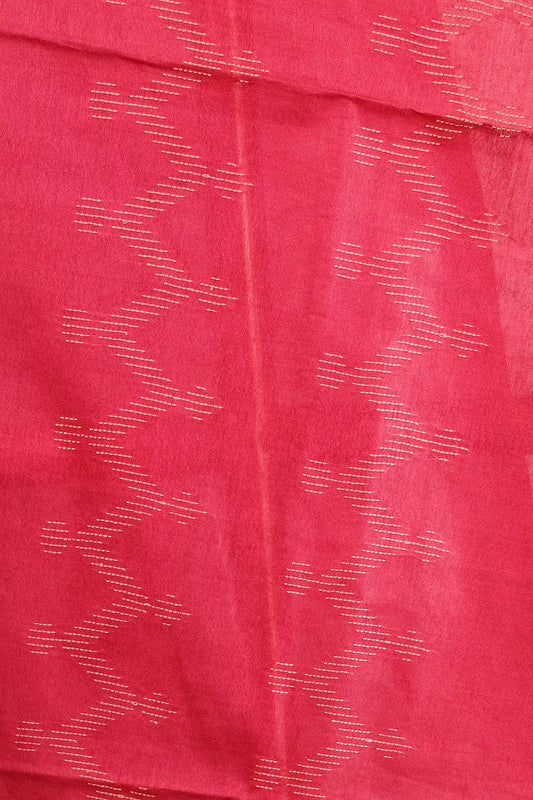 Purple Semi Tussar Saree