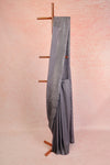 Grey Chanderi Banarasi Saree