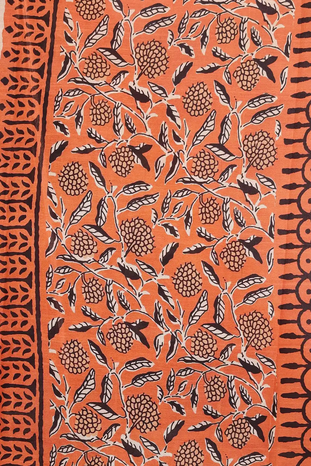 Off White Semi Chanderi Saree