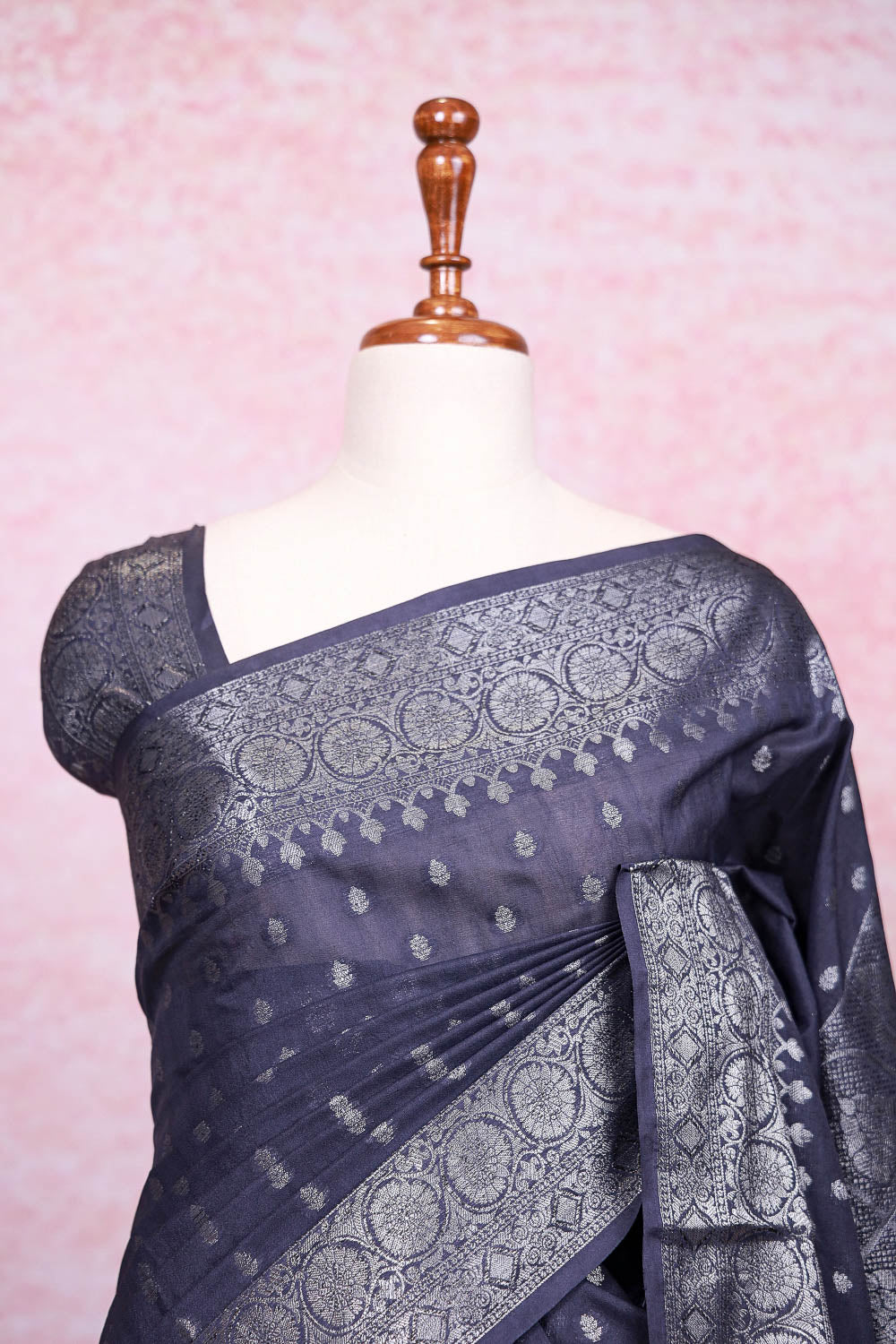 Ash Banarasi Georgette Saree