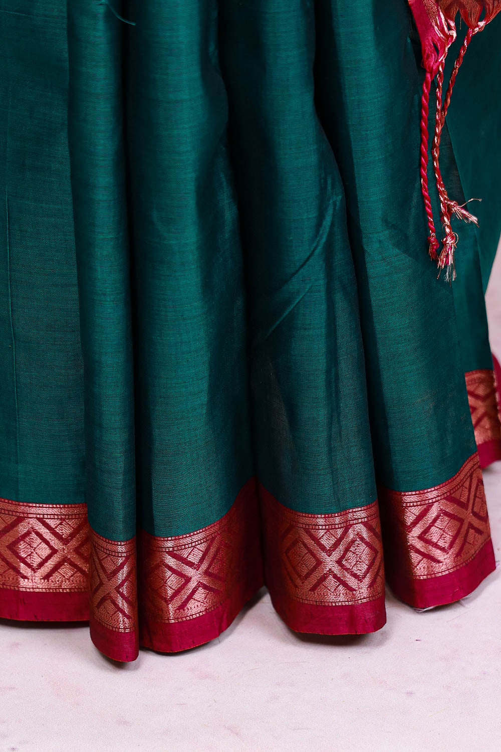 Green Kanchi Cotton Saree