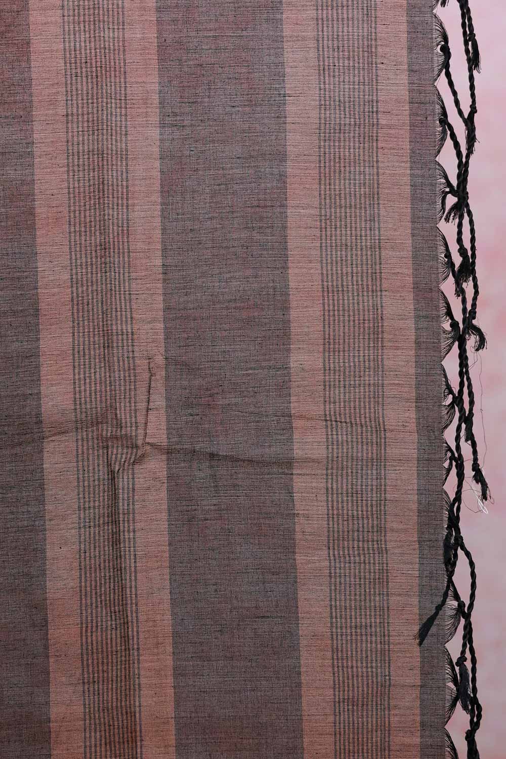 Maroon Cotton Saree
