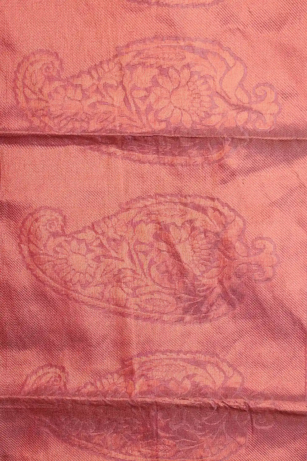 Onion Pink Cotton Silk Saree