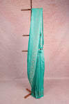 Light Green Jute Banarasi  Saree