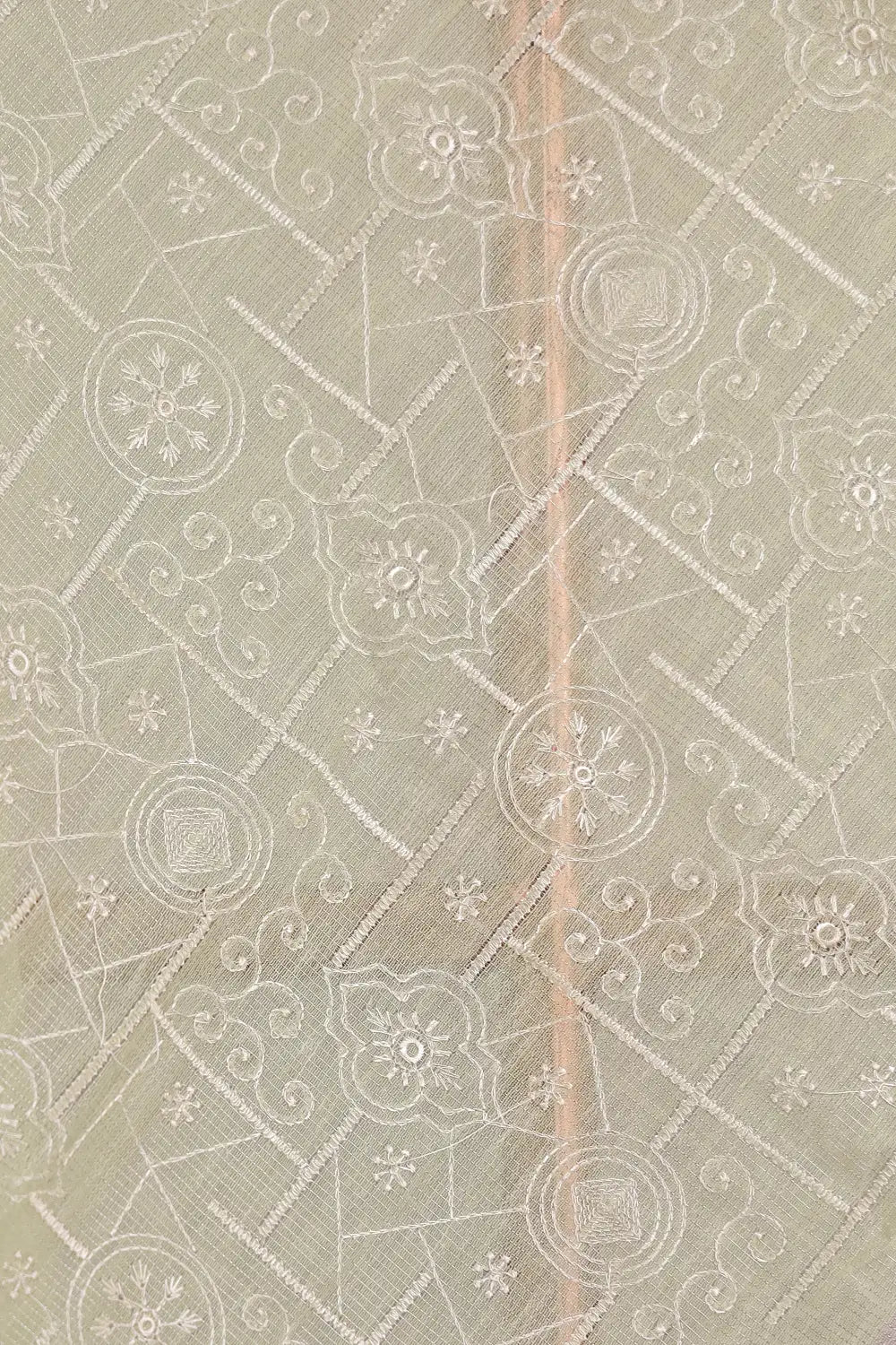 Pista Green Semi Tissue Saree