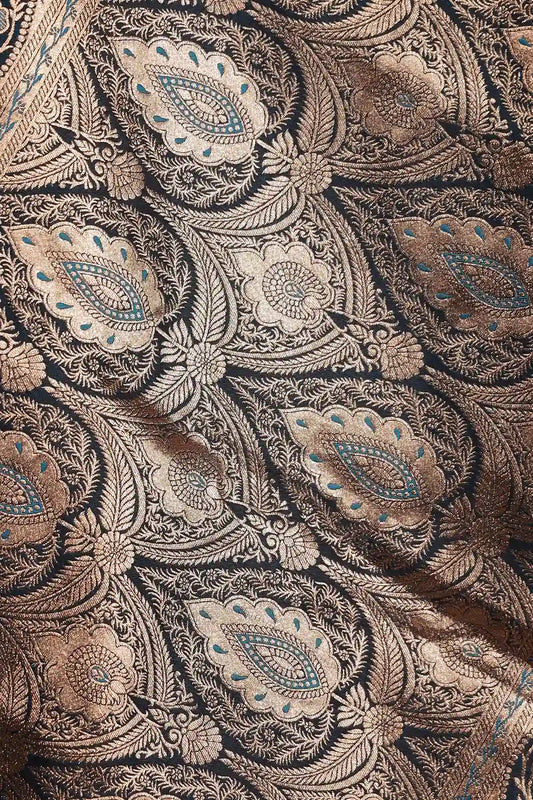 Teal Blue Semi Soft Silk Saree