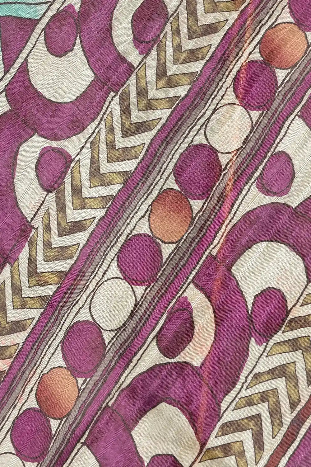 Multi Color Semi Tussar Saree
