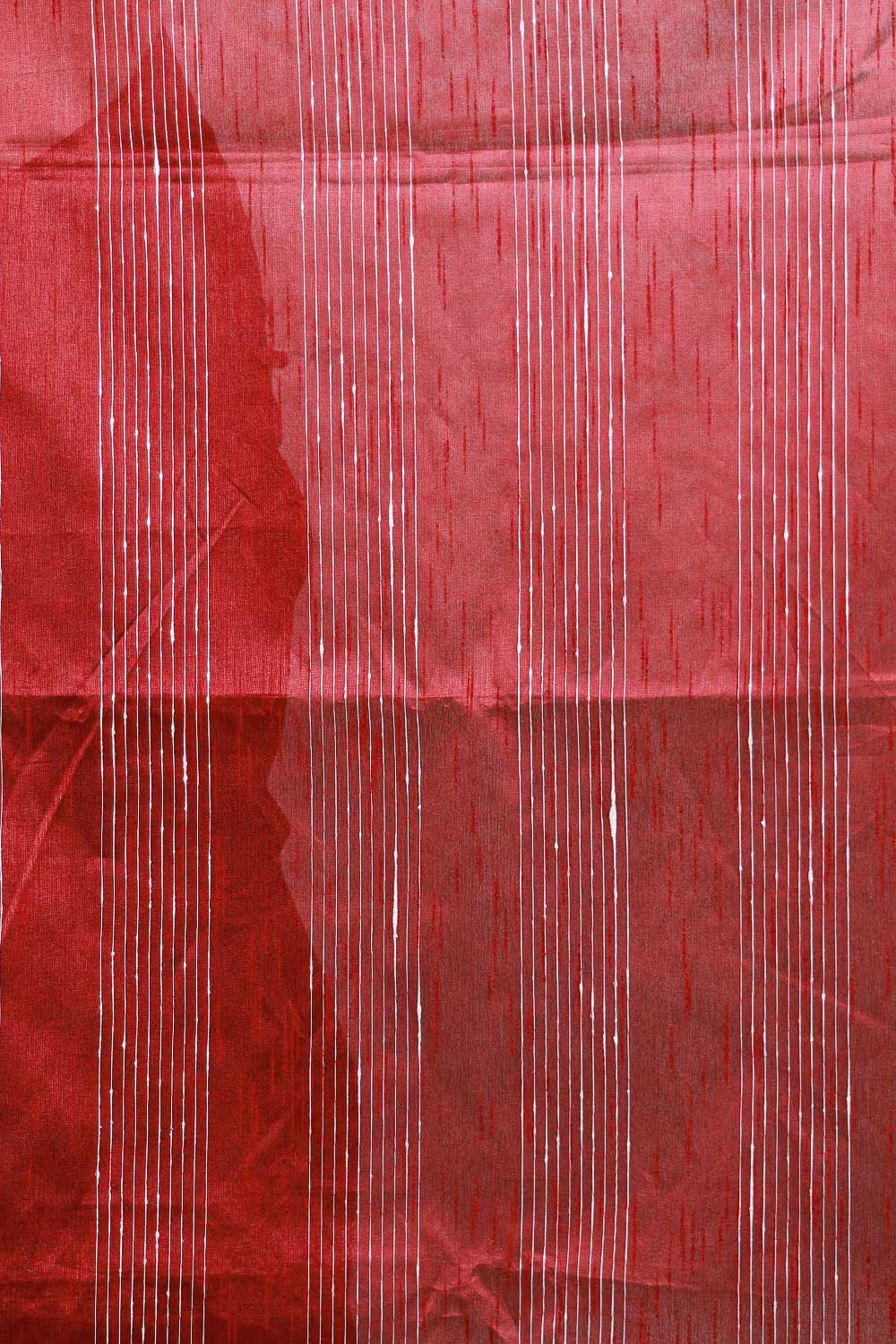 Maroon Semi Jute Saree
