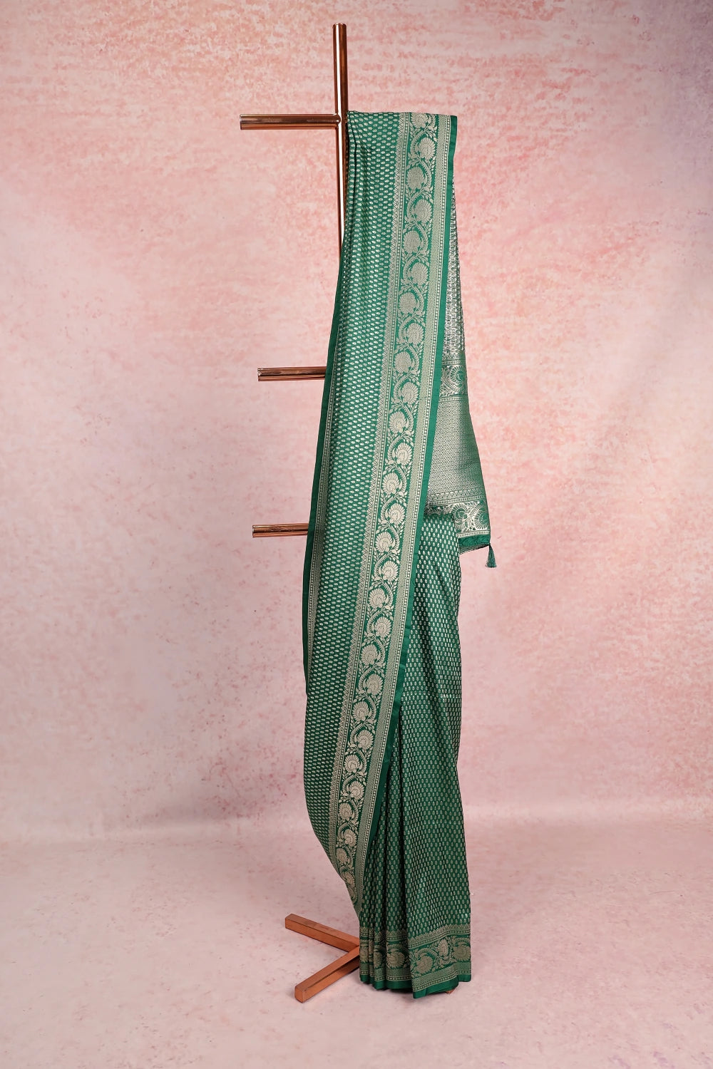 Green Jute Banarasi Saree