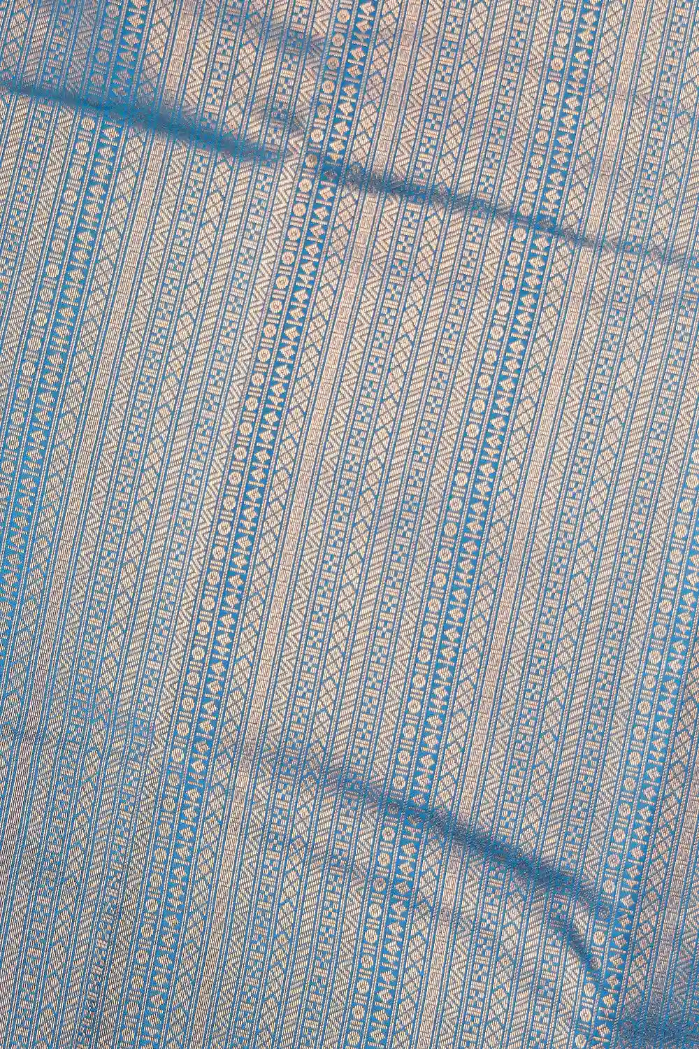 Blue Kancheepuram Semi Silk Saree