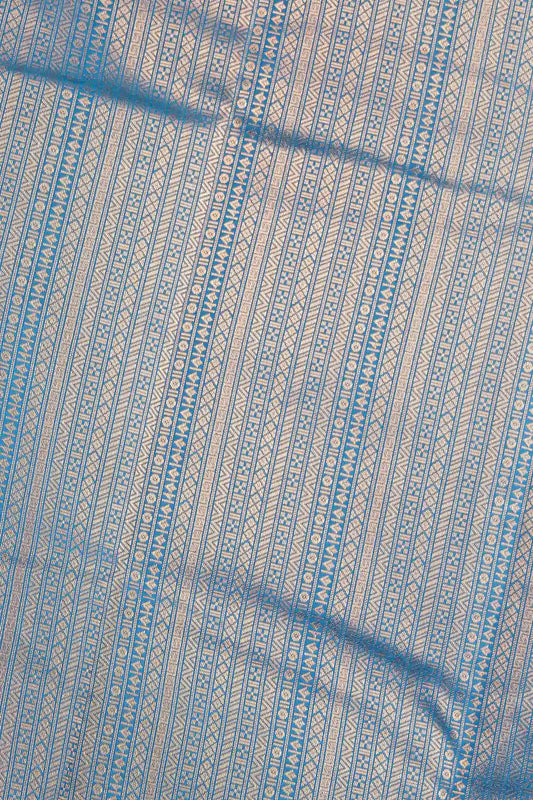 Blue Kancheepuram Semi Silk Saree