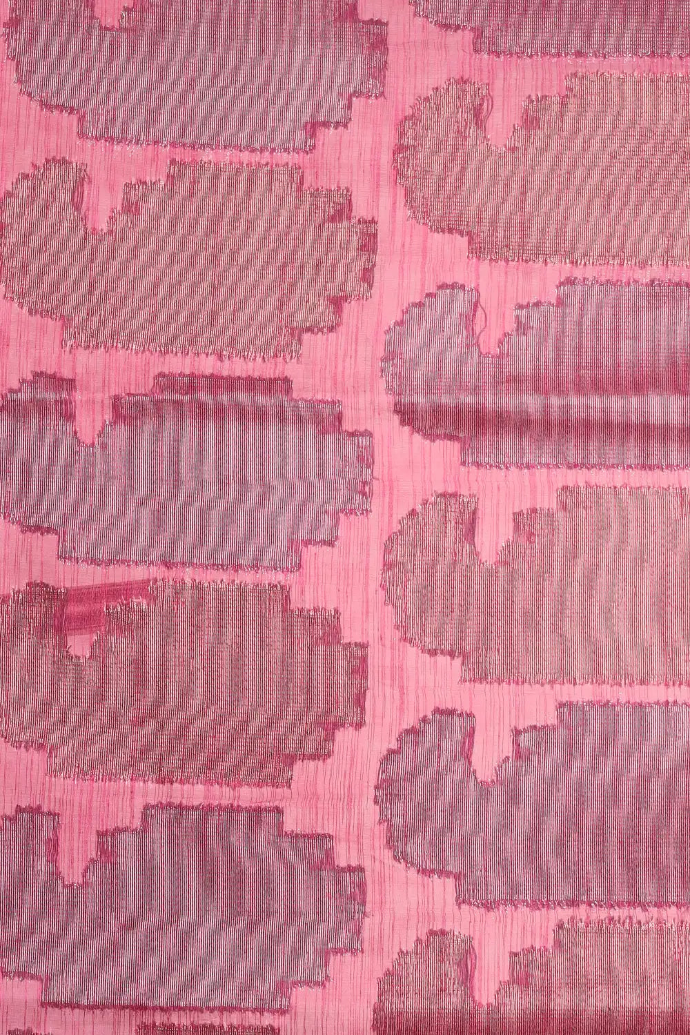 Beetroot Color Semi Jute Saree