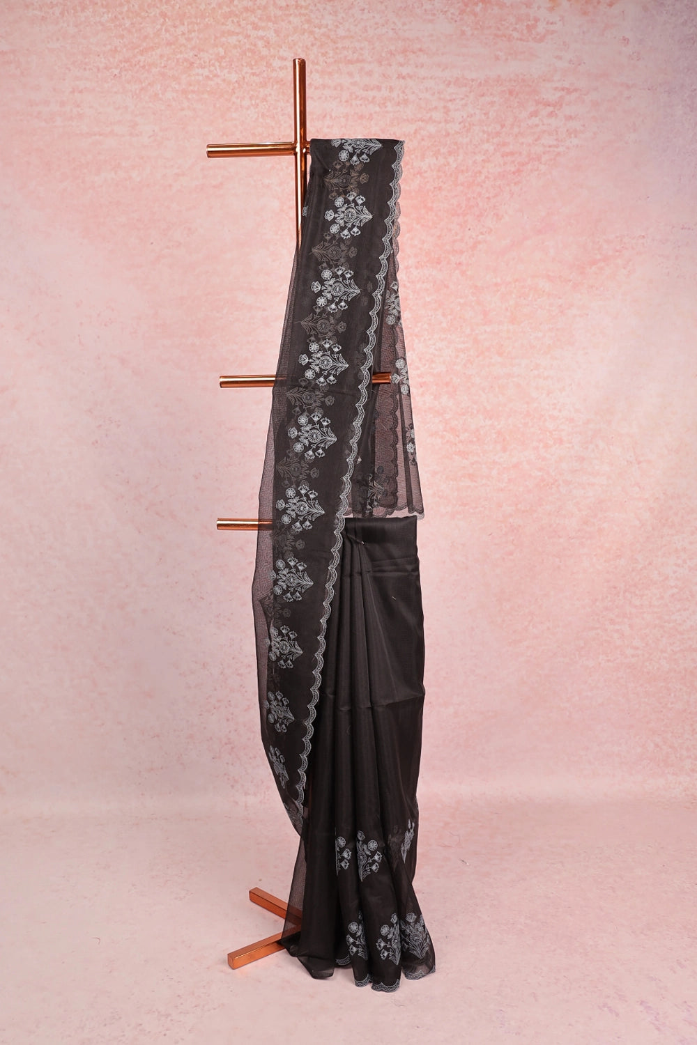 Black Silky Kota Saree