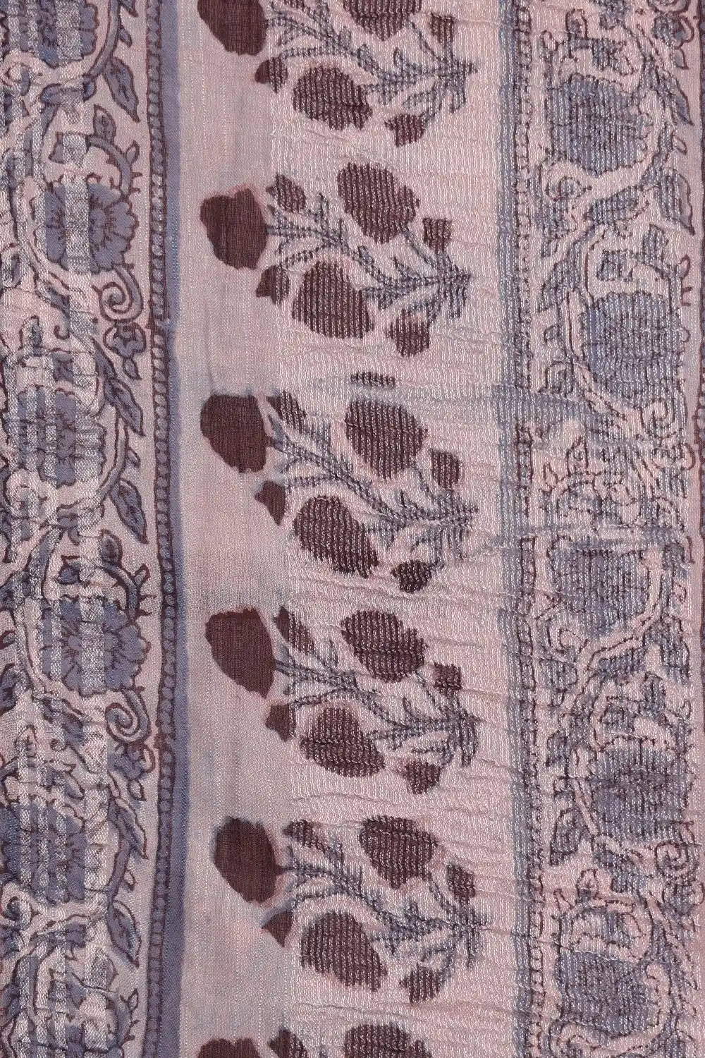 Brick Red Semi Linen Saree