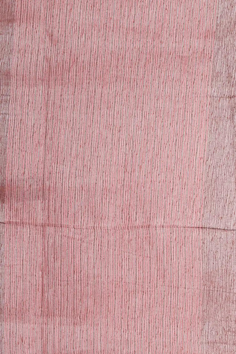 Onion Color Semi Jute Saree